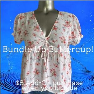 $8 🆕Floral Print  Boho Crop Top